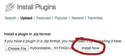 click install now